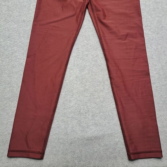 Offline by Aerie Women's Legging M 7/8 Burgundy High Rise Short Inseam - Picture 3 of 9